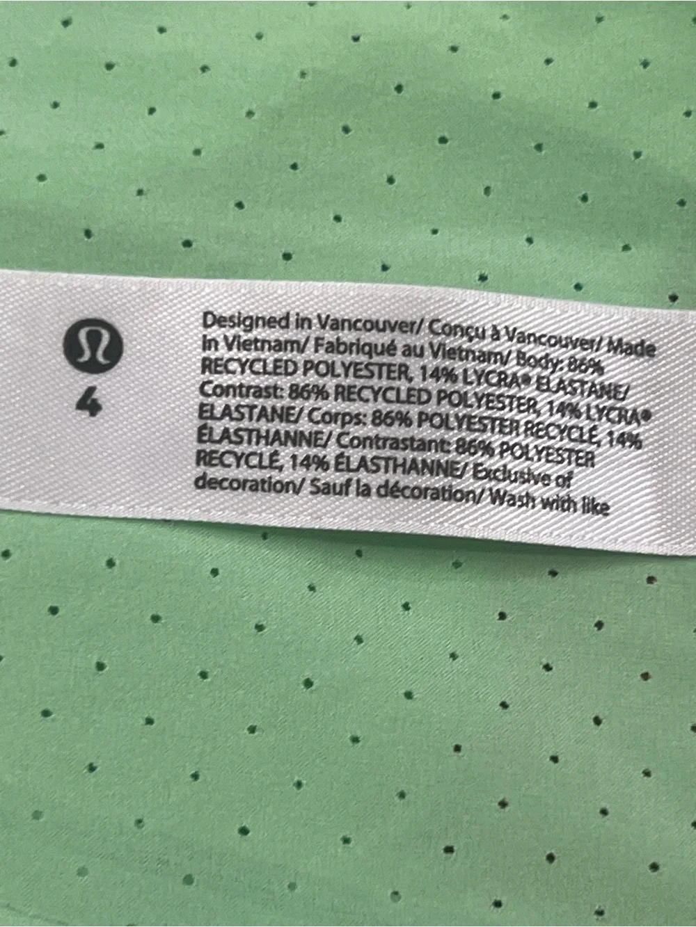 Lululemon Sculpt Tank Top – Kohlrabi Green / Mint – Size 4
